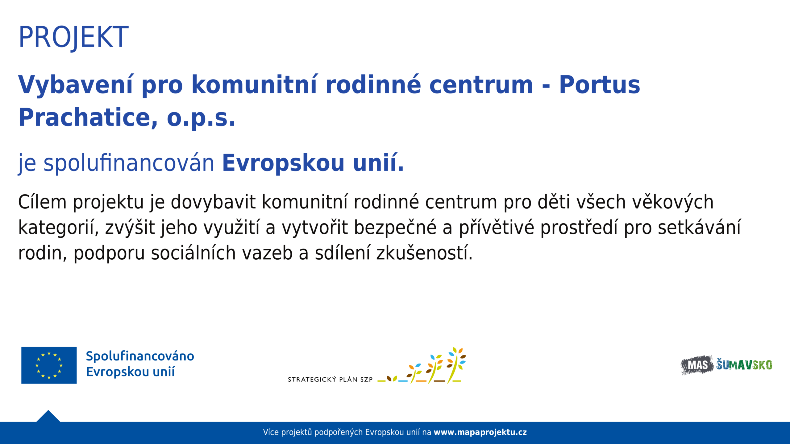 Projekt rodinné komunitní centrum